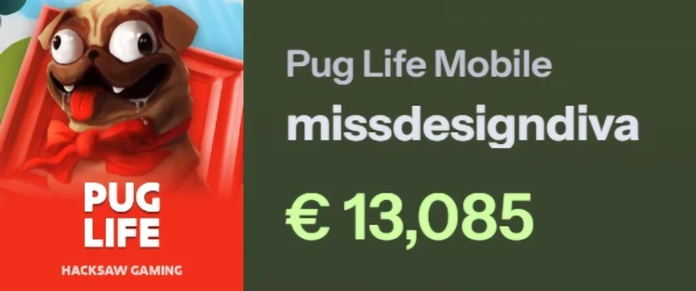 Someone Won 13085 at Pug Life Mobile - Try It Now