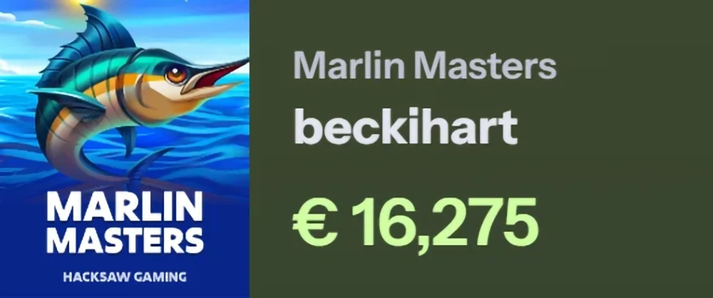 Someone Won 16275 at Marlin Masters - Try It Now